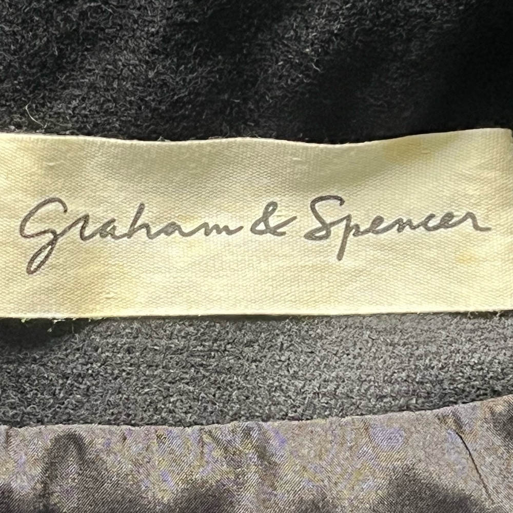 Graham & Spencer Stunning wool silk blend designer classic little black dress - Picture 3 of 8